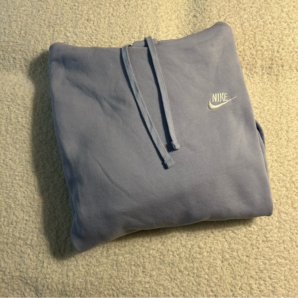 Nike Men's Light Blue Hoodie